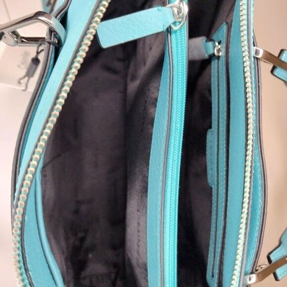 NEW! Women's Calvin Klein Reyna Satchel Crossbody Hand Bag - Picture 14 of 15
